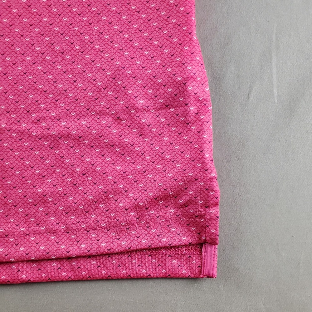 Callaway Shirt Men XL Pink AOP Swing Opti Dri Swing Tech Polo J Wood Pratt Golf - Picture 15 of 16